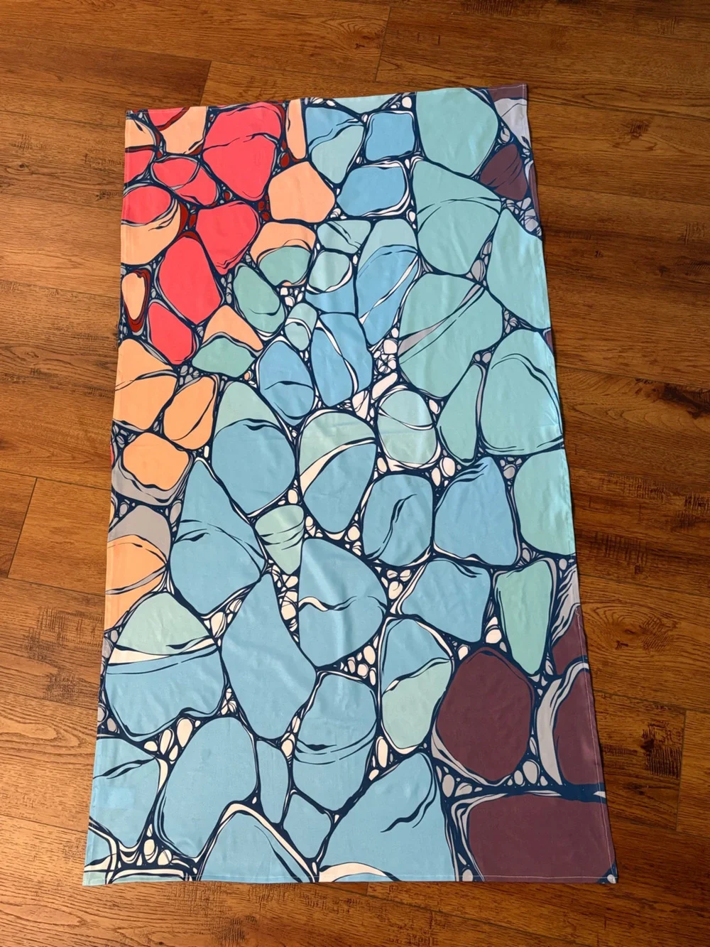 Salt n Rays UPF 50 Beach Towel 31x54 Abstract Print Quick Dry